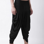 Men Black Solid Dhoti