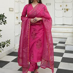 Women Kurta with Pant & Dupatta