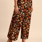 Women's Multicolored Pure Cotton Palazzo Pant